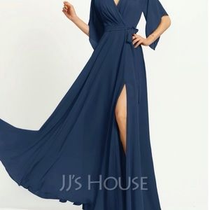 Navy bridesmaid dress